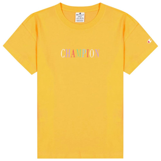 Champion Γυναικεία κοντομάνικη μπλούζα Crewneck Croptop Champion Γυναικεία κοντομάνικη μπλούζα Crewneck Croptop